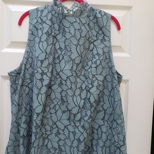 H&M Sleeveless Lace Shirt
